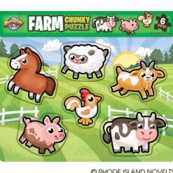 Adventure Planet 6 Piece Chunky Farm Puzzle