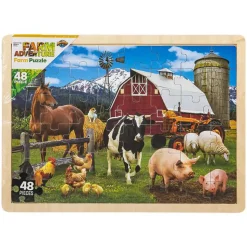 Adventure Planet 48 Piece Farm Jigsaw Puzzle
