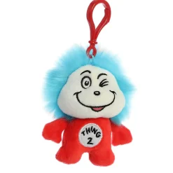 Aurora Dr. Seuss 4" Thing 2 Plush Character Clip