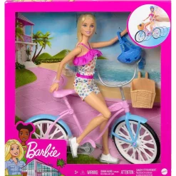Barbie Doll and Bicycle Playset
