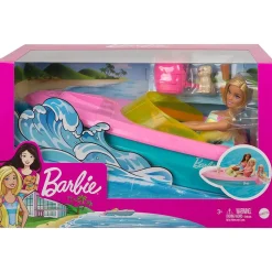 Barbie Doll Boat Playset with Accessories