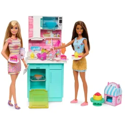 Barbie Dolls and Baking Party Playset