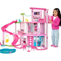 Barbie Dreamhouse with Pool and Slide Playset