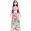Barbie Dreamtopia Royal Doll With Dark-Pink Hair Wearing Removable Ski