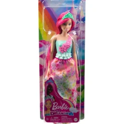Barbie Dreamtopia Royal Doll With Dark-Pink Hair Wearing Removable Ski