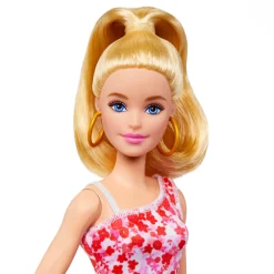 Barbie Fashionistas Doll With Pink Flower Dress #205