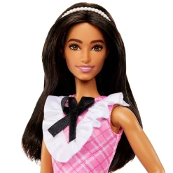 Barbie Fashionistas Doll With Pink Plaid Dress #209