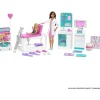 Barbie Fast Cast Clinic Playset with Brunette Barbie Doctor Doll