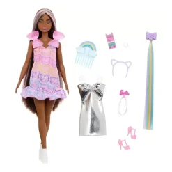Barbie Fun&Fancy Doll&Accessories Brunette Fashion Doll With Extra