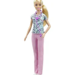Barbie You Can Be Anything Careers Nurse Doll with Stethoscope