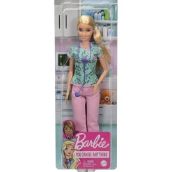 Barbie You Can Be Anything Careers Nurse Doll with Stethoscope