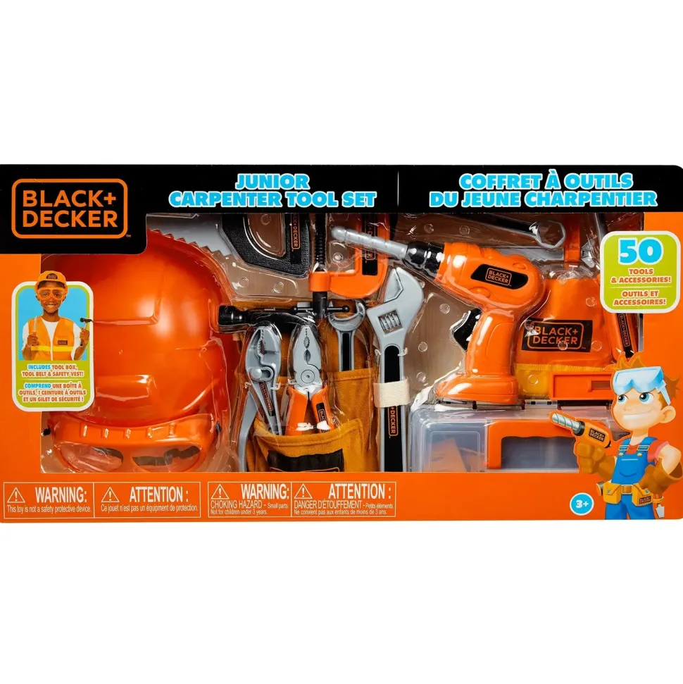 Black and Decker Junior Carpenter 50-Piece Tool Set