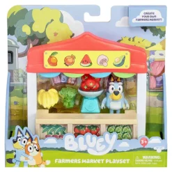 Bluey Farmers Market Mini Playset