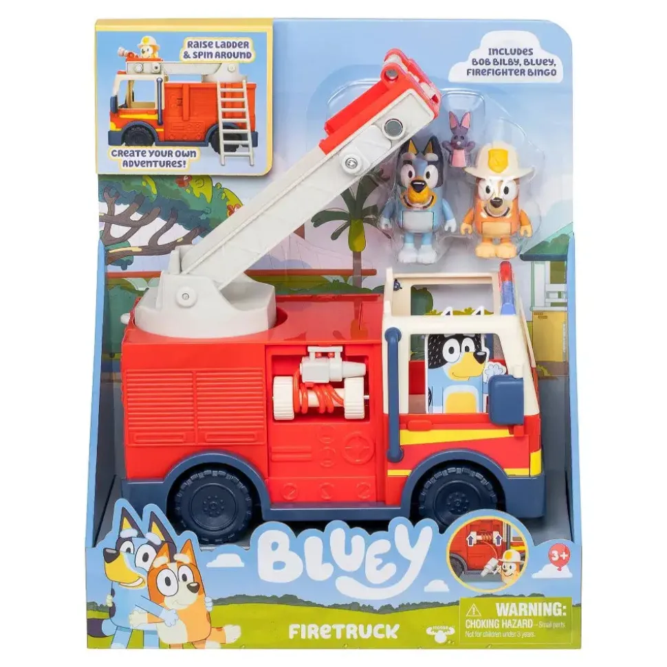 Bluey Firetruck Playset