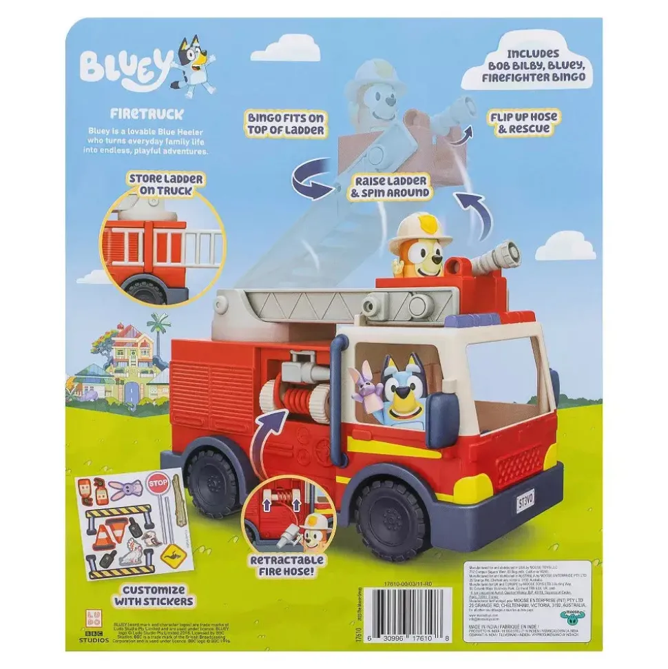 Bluey Firetruck Playset