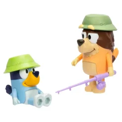 Bluey 2-Pack Figures Fishing With Grandad