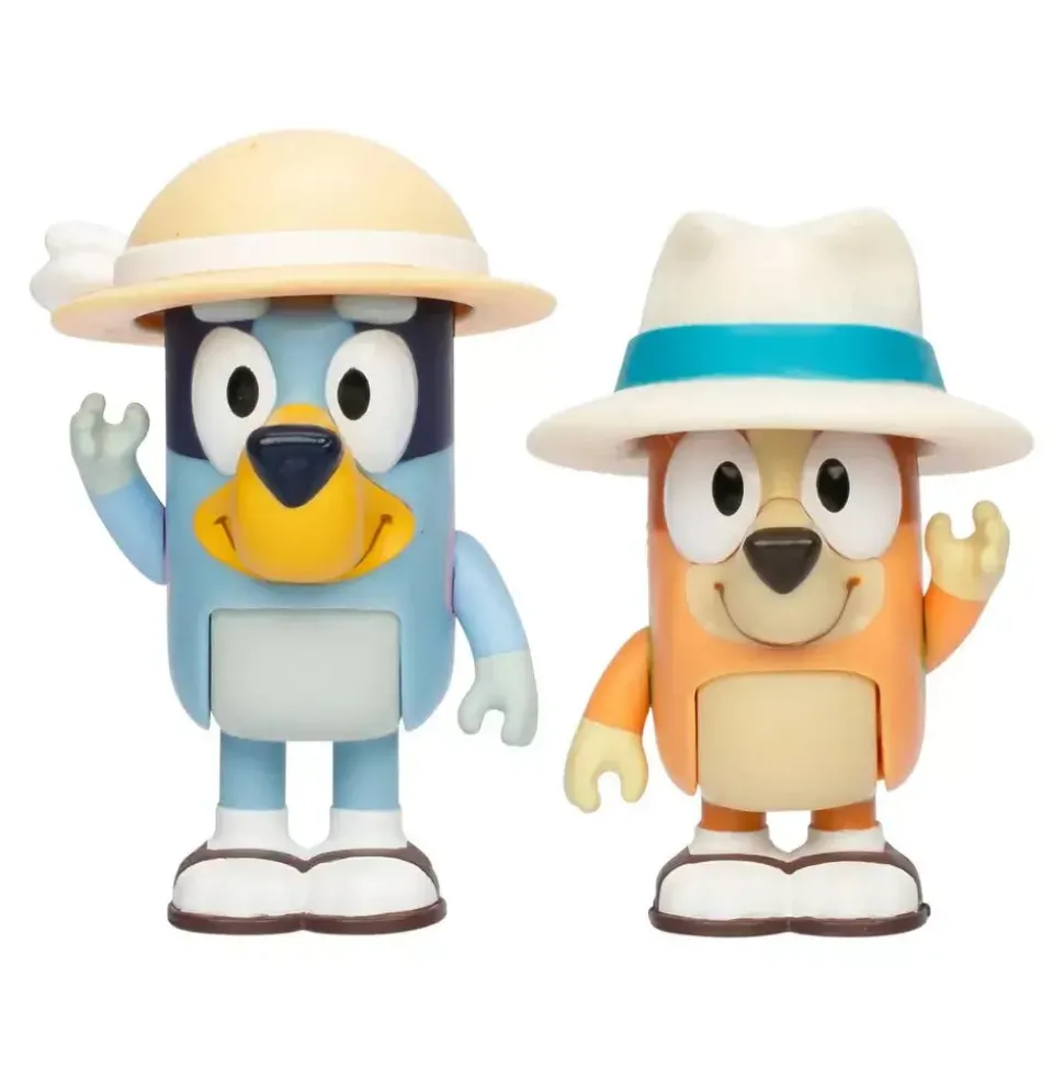 Bluey 2-Pack Figures On Holiday