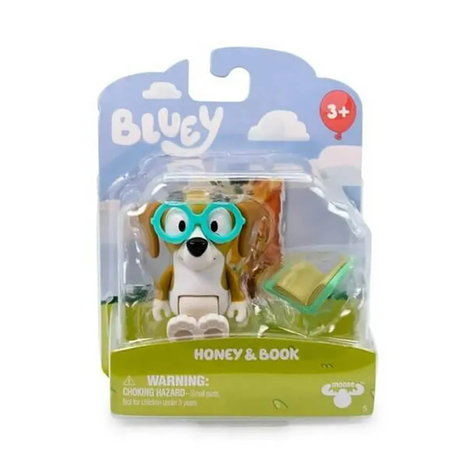 Bluey Story Starter Pack Honey and Book 3 Inch Figure