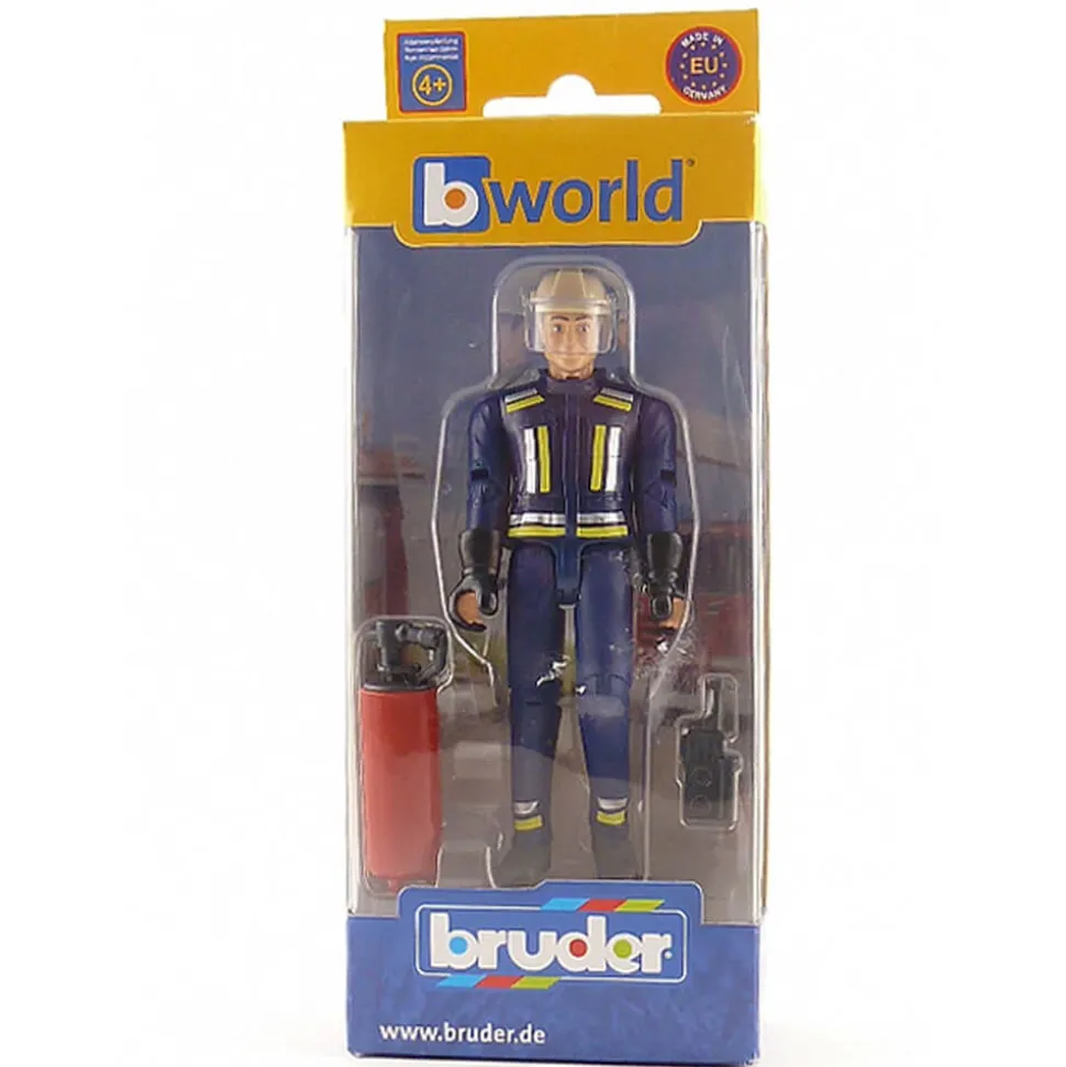 Bruder bworld Fire Man 1:16 Scale Figure