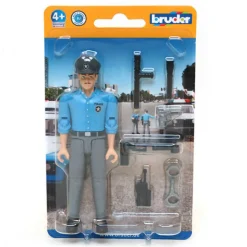 Bruder bWorld Policeman with Light Skin&Accessories