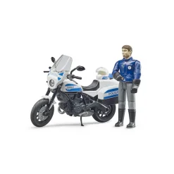 Bruder bworld Scrambler Ducati Police with Figure