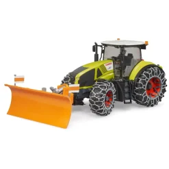 Bruder Claas Axion 950 with Snow Chains and Snow Blade 1:16 Scale Vehi