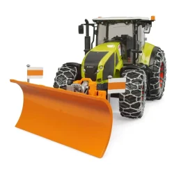 Bruder Claas Axion 950 with Snow Chains and Snow Blade 1:16 Scale Vehi