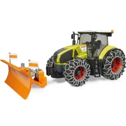 Bruder Claas Axion 950 with Snow Chains and Snow Blade 1:16 Scale Vehi