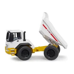 Bruder Dumper Dump Truck Yellow and White 1:16 Scale Vehicle