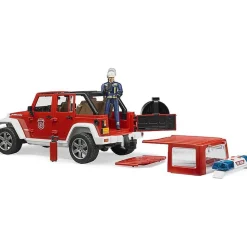 Bruder Jeep Wranger Unlimited Rubicon with Firefighter