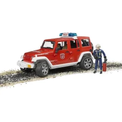 Bruder Jeep Wranger Unlimited Rubicon with Firefighter