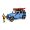 Bruder Jeep Wrangler Rubicon Unlimited with Kayak and Kayaker
