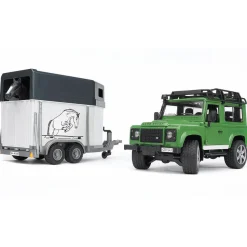 Bruder Land Rover&Horse Trailer Set