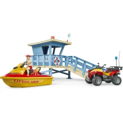 Bruder Life Guard Station&Water Craft