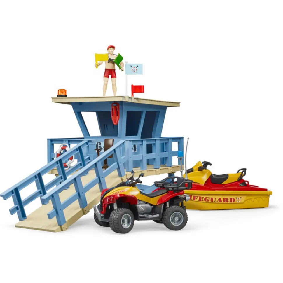 Bruder Life Guard Station&Water Craft