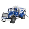 Bruder Mack Granite Cement Mixer 1:16 Scale