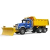 Bruder MACK Granite Dump Truck&Plow
