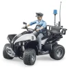 Bruder Police Quad with Policeman&Accessories