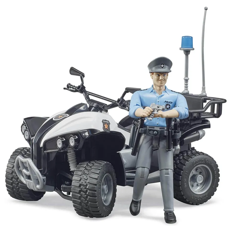 Bruder Police Quad with Policeman&Accessories
