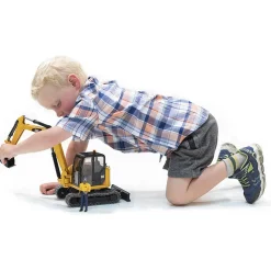 Bruder Pro Series CAT Mini Excavator with Worker