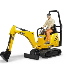 Bruder Pro Series JCB Micro Excavator 8010 CTS with Worker