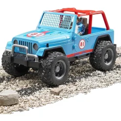 Bruder Pro Series Jeep Blue Cross Country Racer with Driver