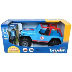 Bruder Pro Series Jeep Blue Cross Country Racer with Driver