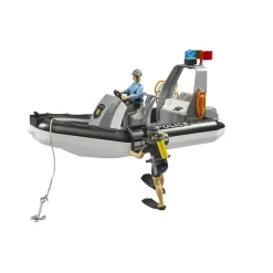 Bruder Pro Series RAM 2500 Police Pickup, Trailer, Boat&Figures