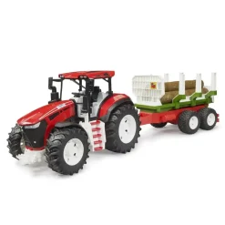 Bruder Roadmax Tractor with Forwarding Trailer 1:16 Scale Vehicle