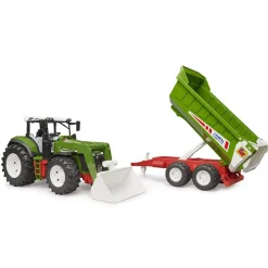 Bruder Roadmax Tractor with Front Loader and Rear Tipper