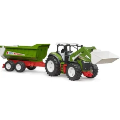 Bruder Roadmax Tractor with Front Loader and Rear Tipper