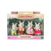 Calico Critters Chocolate Rabbit Family Doll Set