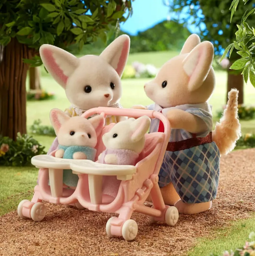 Calico Critters Fennec Fox Family Doll Set