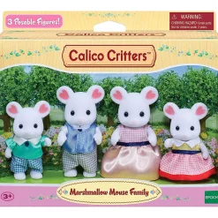 Calico Critters Marshmallow Mouse Family Doll Set